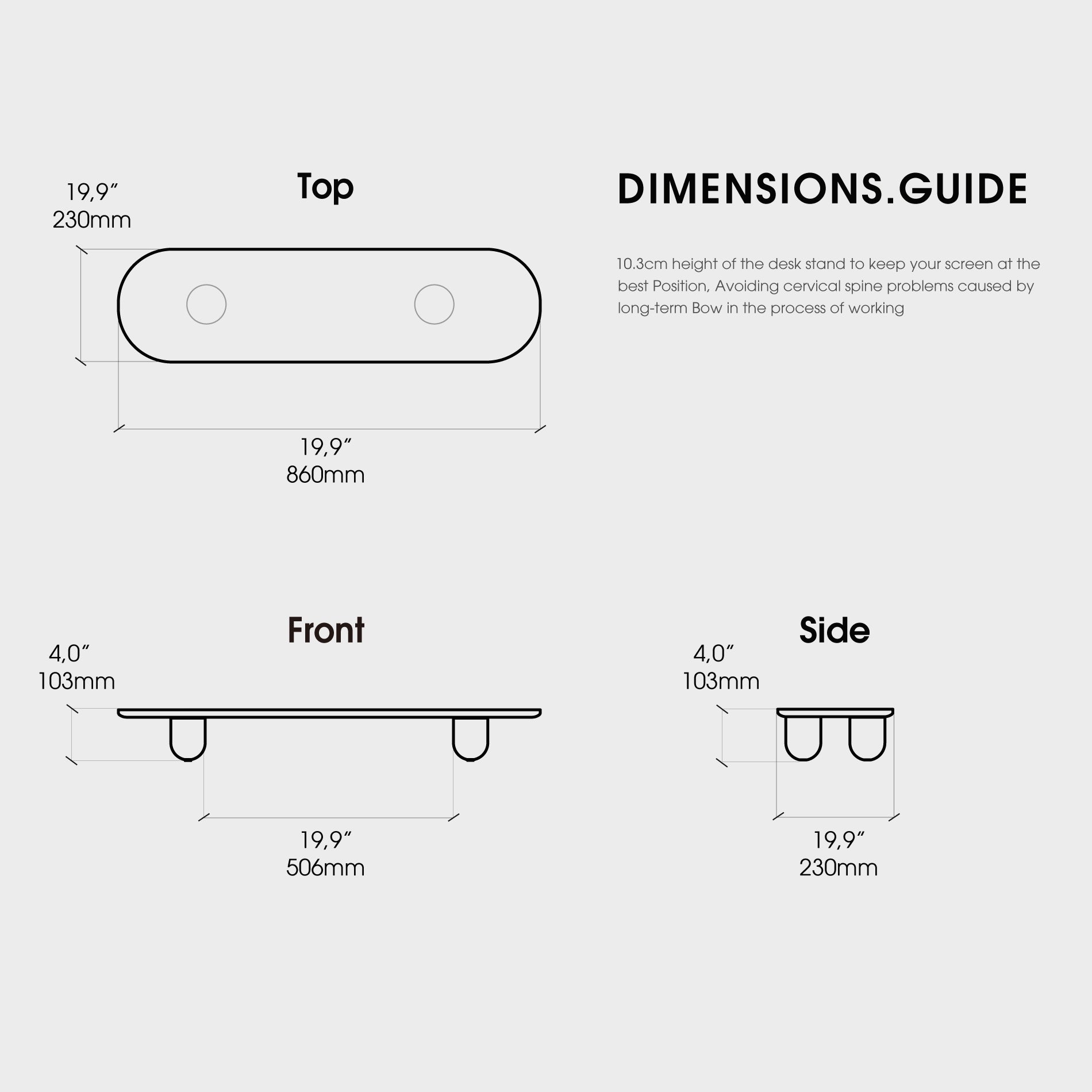 Nova H108 Monitor Stand