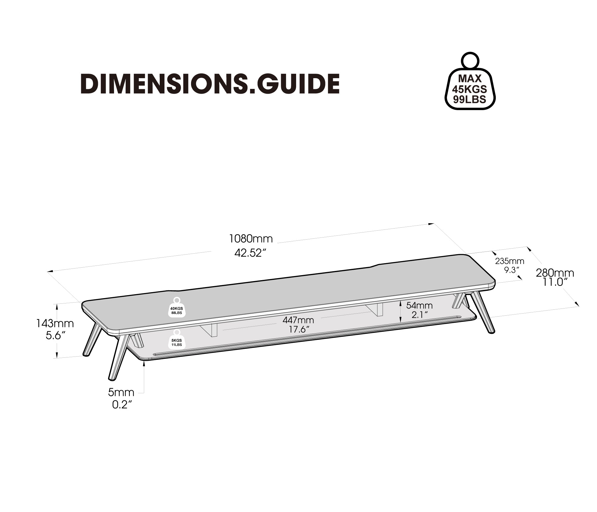 Rodin A510 Monitor Stand