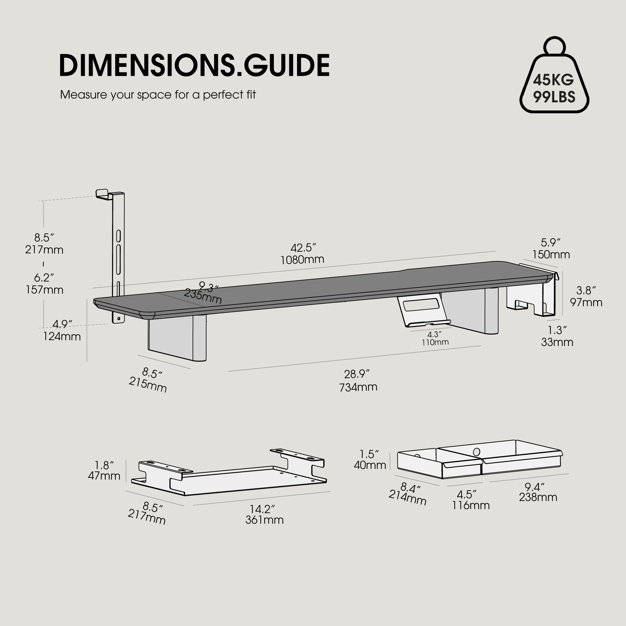Matrix M210 Monitor Stand