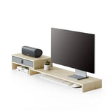 Bastion Dual Monitor Stand D108 - 30.8"-44.5" Oak