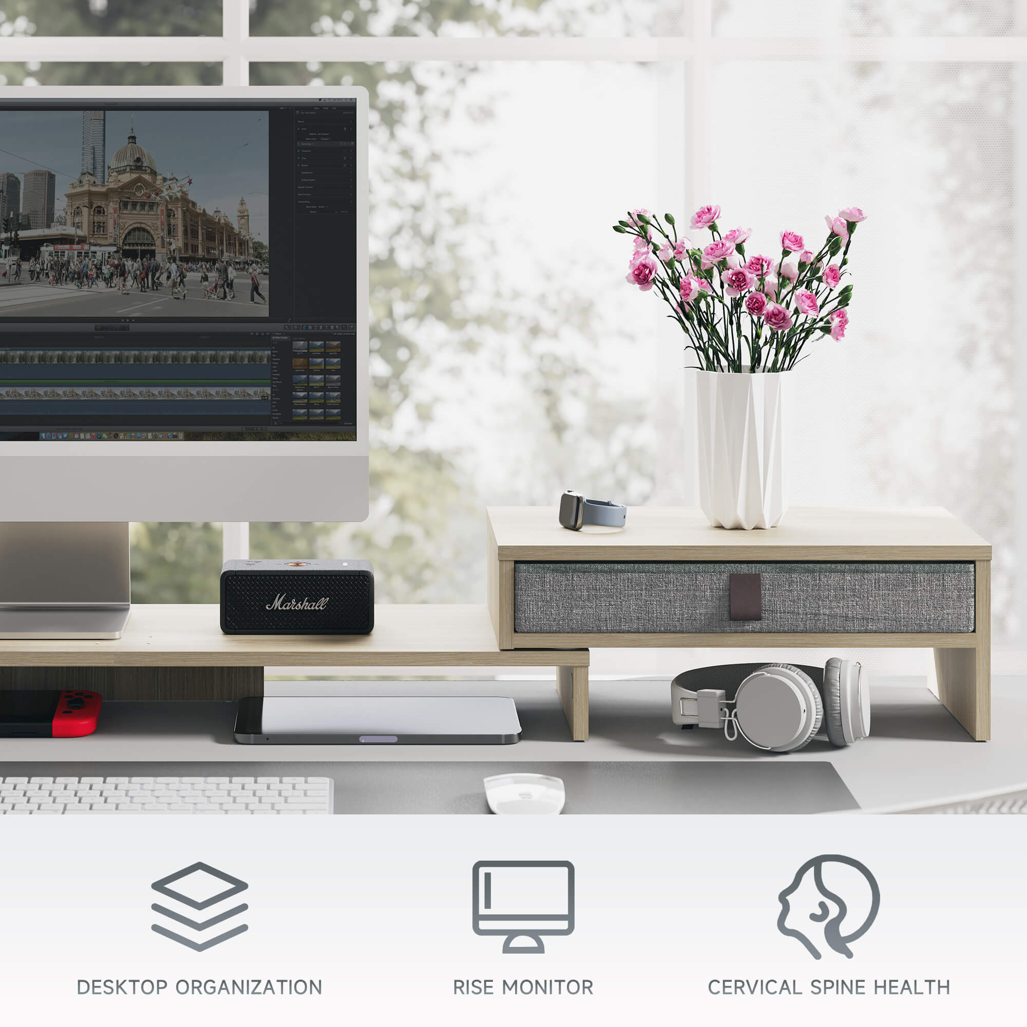 Bastion D108 Monitor Riser