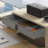 Bastion Dual Monitor Stand D108 - 30.8"-44.5" Oak