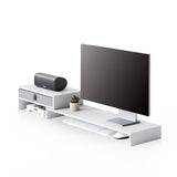 Bastion Dual Monitor Stand D108 - 30.8"-44.5" White