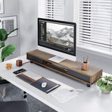 Bastion Dual Monitor Stand D310 - 42.5" Walnut