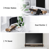 Bastion Dual Monitor Stand D310 - 42.5" Walnut