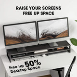 Frida Dual Monitor Stand F210 - 42.5" Black