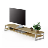Frida Dual Monitor Stand F210 - 42.5" Oak