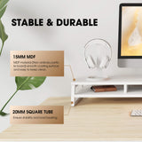 Frida Dual Monitor Stand F210 - 42.5" White