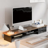 Klimt Dual Monitor Stand K210 - 42.5" Walnut