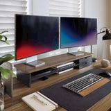 Klimt Dual Monitor Stand K210 - 42.5" Walnut