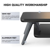 Rodin Dual Monitor Stand A212 - 42.5" Black