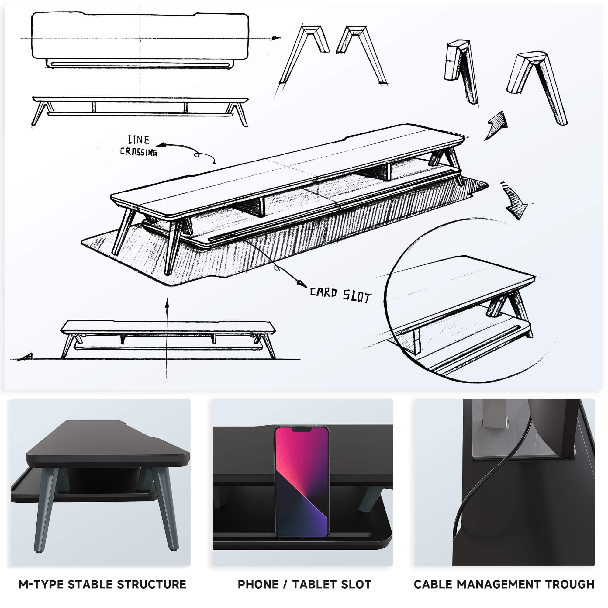 Rodin A212 Monitor Riser