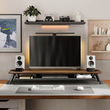 Rodin Dual Monitor Stand A212 - 42.5" Walnut