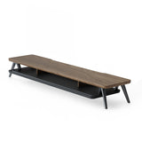Rodin Dual Monitor Stand A212 - 42.5" Walnut