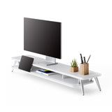 Rodin Dual Monitor Stand A212 - 42.5" White