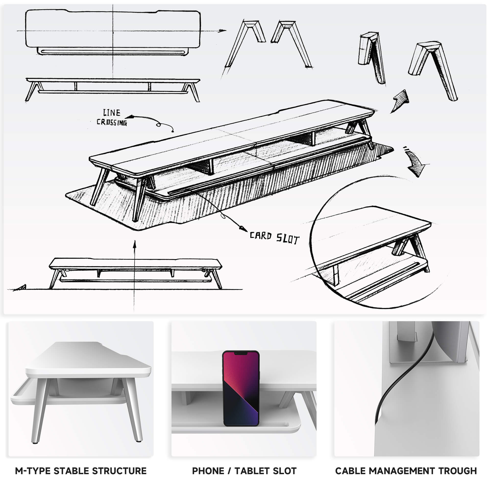 Rodin A212 Monitor Riser