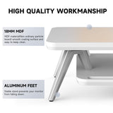 Rodin Dual Monitor Stand A212 - 42.5" White