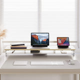 Yugen Dual Monitor Stand Y210 - 42.5" Oak
