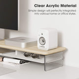 Yugen Dual Monitor Stand Y210 - 42.5" Oak