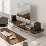 Yugen Dual Monitor Stand Y210 - 42.5" Walnut