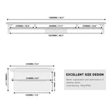 Yugen Dual Monitor Stand Y210 - 42.5" Walnut