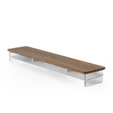 Yugen Dual Monitor Stand Y210 - 42.5" Walnut