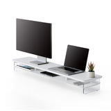 Yugen Dual Monitor Stand Y210 - 42.5" White